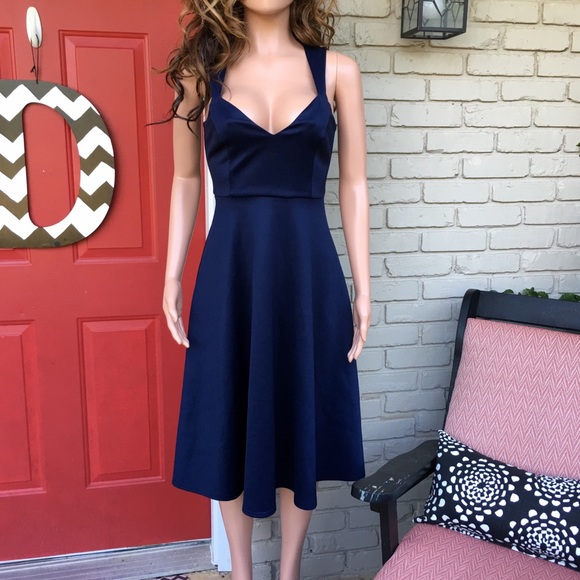 ASOS Dresses & Skirts - ASOS flattering sweetheart Skater Midi Dress